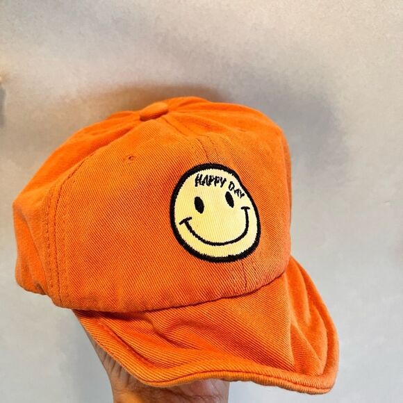 Orange Smiley Face Cap - Picture 2 of 4